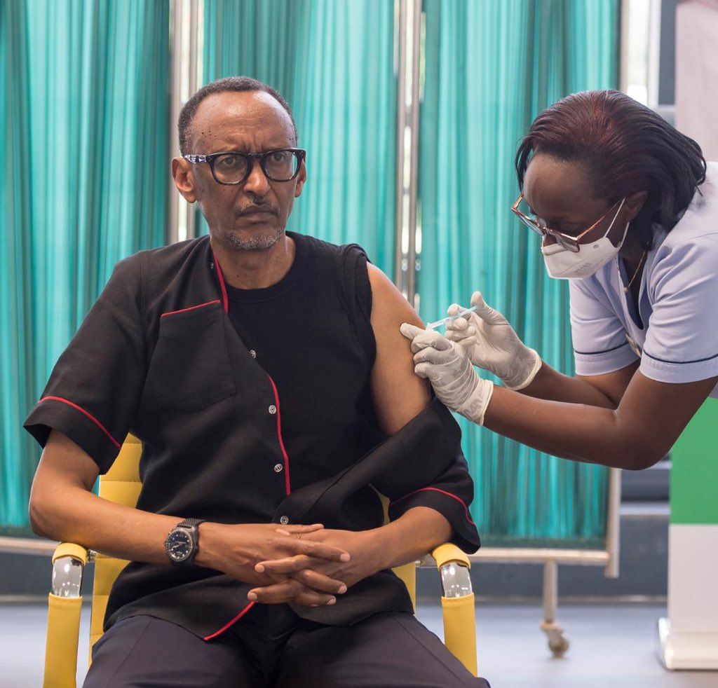 Kagame vaccinated as Uganda waits for Museveni