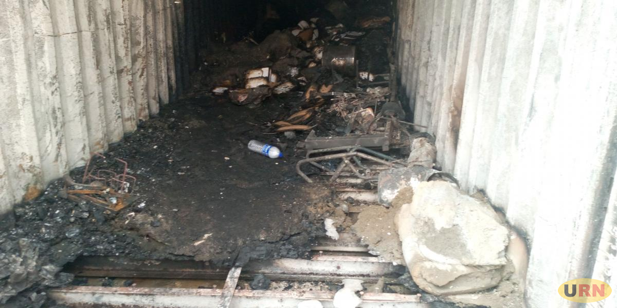 Fire destroys Drug Store at Koboko General Hospital