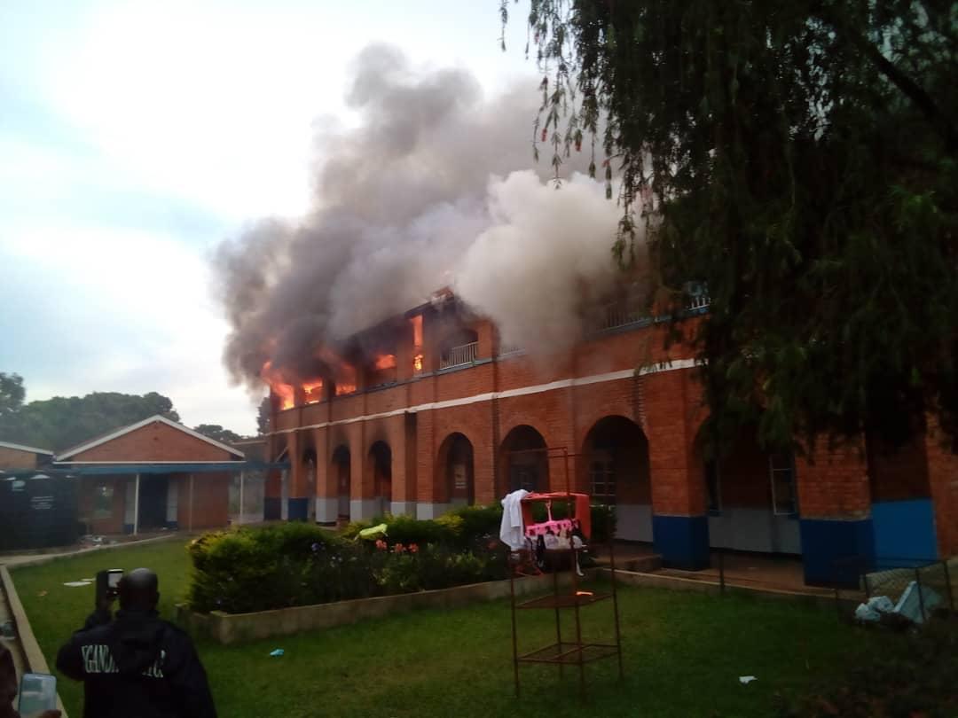 Girls dormitory at Kings College Budo catches fire