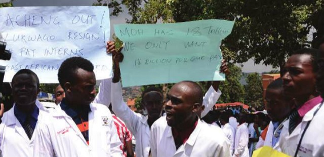 Striking medical interns lock horns with Gov’t