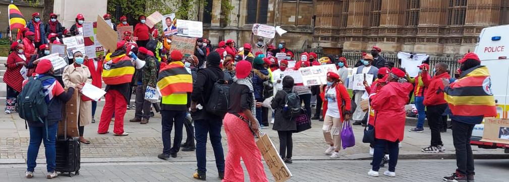 Mega anti Museveni demo held in London