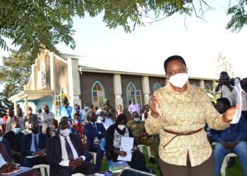 Col. Nakalema moves to rescue Mukono church from Land grabbers.