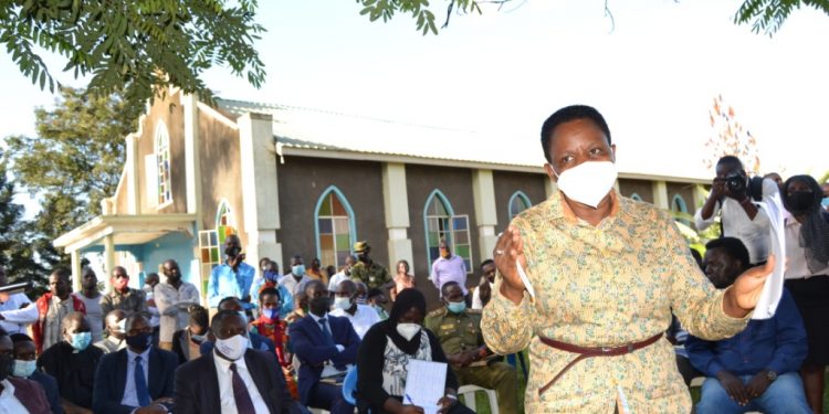 Col. Nakalema moves to rescue Mukono church from Land grabbers.