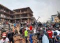 Six confirmed dead in collapsed building