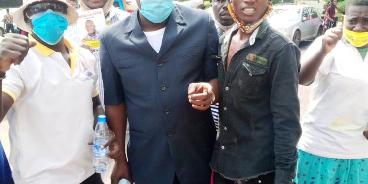 Prince Wasajja- donning a suit, at Mengo court on September 30