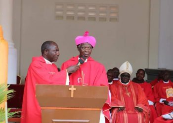 Cardinal Wamala's brother Msgr Henry Kyabusa