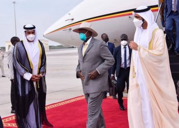 Museveni in Dubai for Dubai Trade Expo