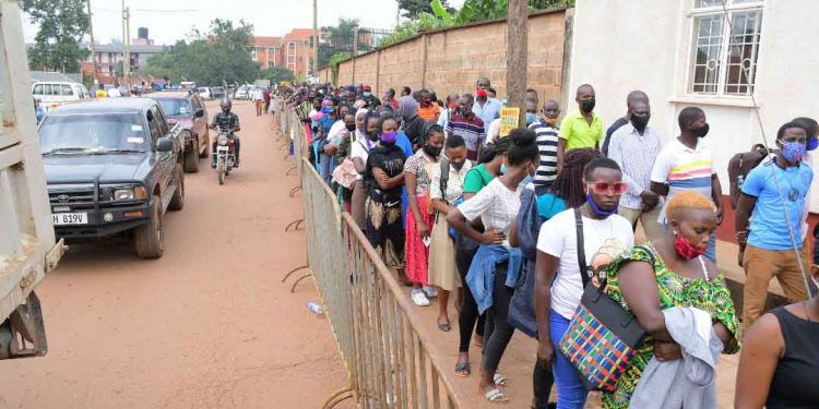 In pictures: Hundreds vaccinated at Buganda Kingdom organized Covid19 vaccination.