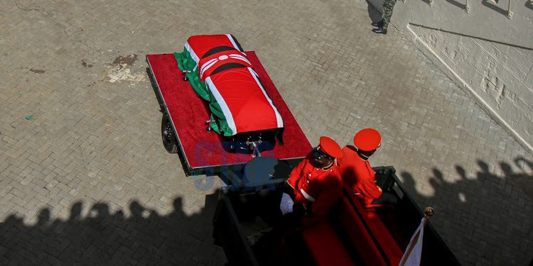 Kenyans bid farewell to former President Mwai