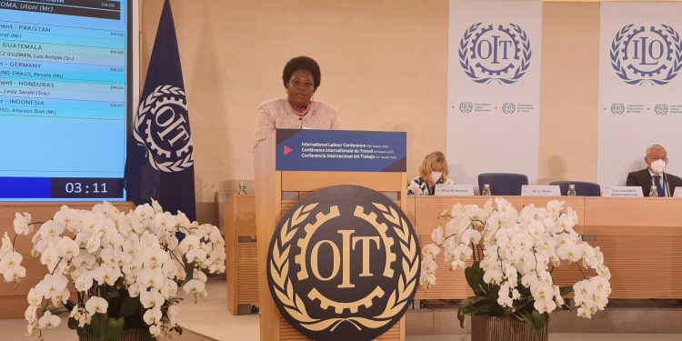 Minister Amongi rallies world to recover jobs lost during COVID