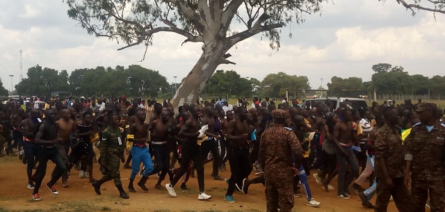Thousands turn up for UPDF recruitment in Soroti