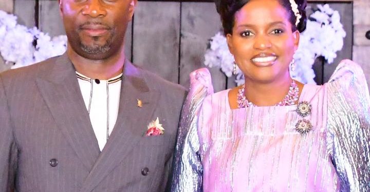 Pictorial: Apollo Makubuya introduced by Stanbic Bank’s Anne Jjuuko.