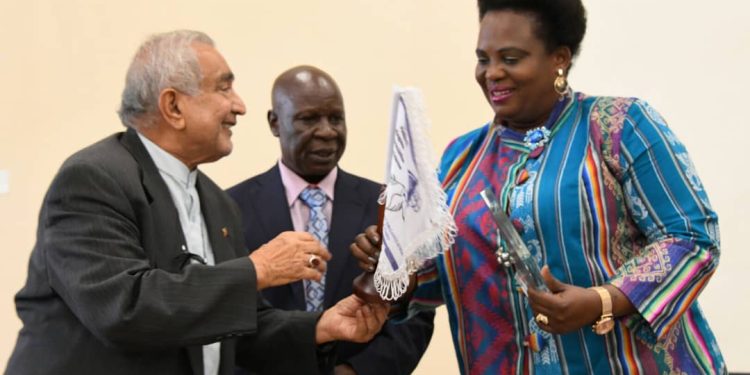 Minister Amongi accorded Peace Award