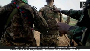 Media appeared to sho men in UPDF like uniforms as captured