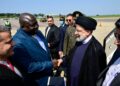 Iranian president arrives in Uganda