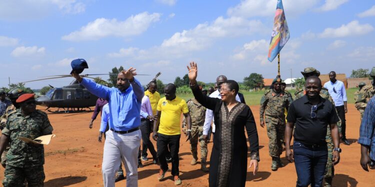 PICTORIAL: Pomp, joy as Gen Muhoozi visits Bukedea