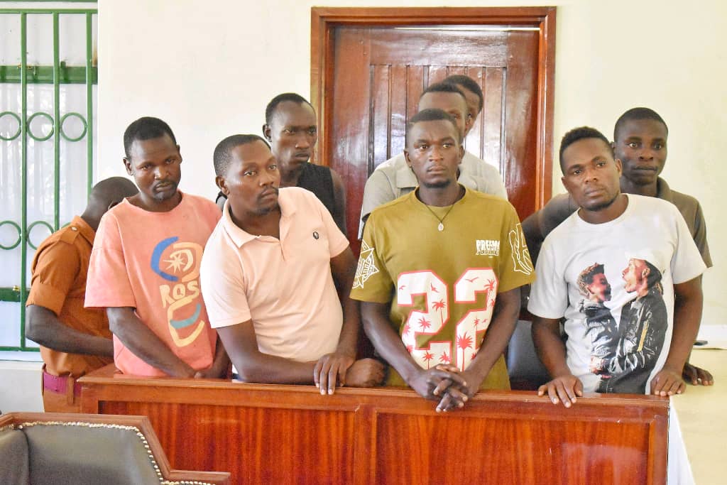 Land Grabbing; Entebbe Court Charges 8 , Remanded