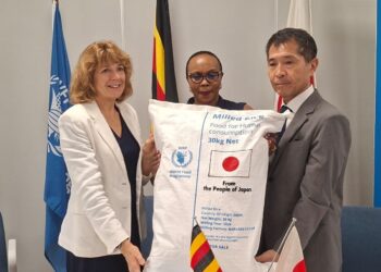 Japan donates 1,159 tons of rice to Refugees in Uganda