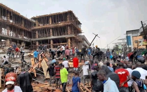 Six confirmed dead in collapsed building