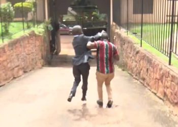 Palisa Municipality MP Otukol angry of exposure in a Shs.2bn theft Bonanza clobbers journalist.