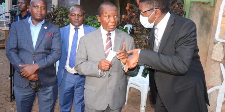 How Katikkiro Mayiga spoilt our surprise birthday party deal for Dr. Ssemogerere