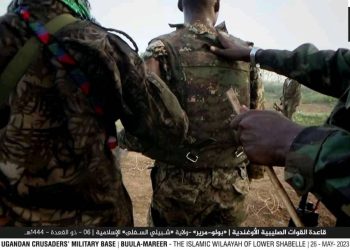 Media appeared to sho men in UPDF like uniforms as captured