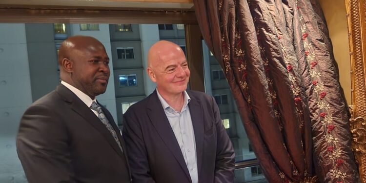 Amb Amoru, FIFA and CAF bosses discuss opportunities for talented underprivileged children